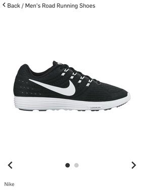 Nike Black and White Men's Running Sneakers LunarTempo 2 - new, never worn